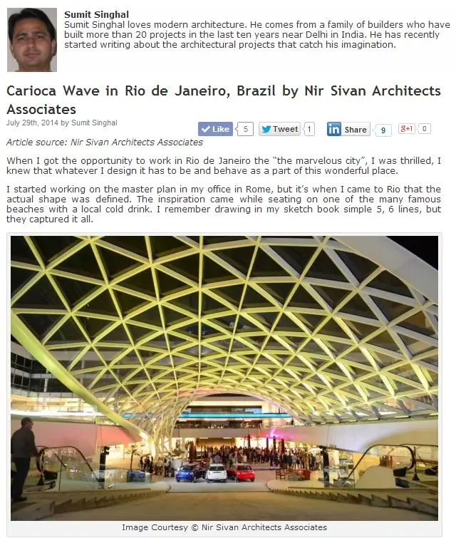 Nir Sivan Architects - Aeccafe carioca wave