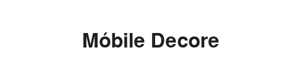 MÓBILE DECORE — His first project in South America, Brazil