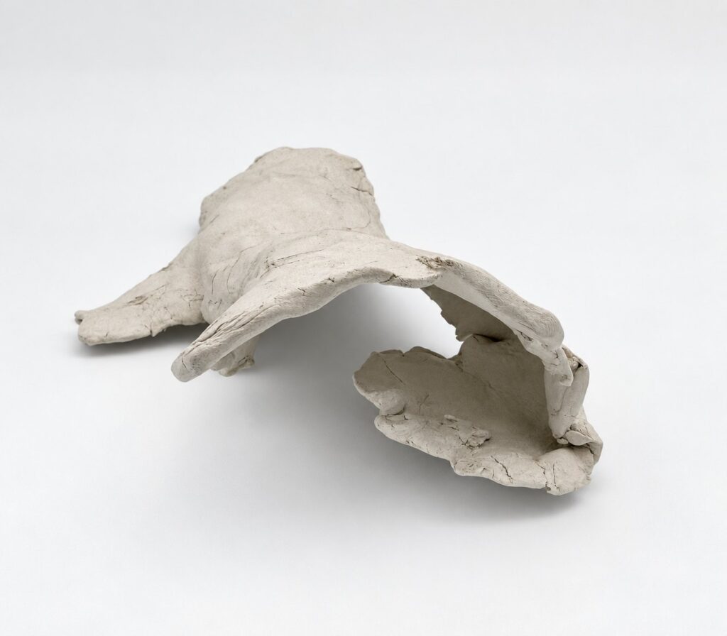 Onda Carioca, Rio de Janeiro: hand-made study model in clay, by Nir Sivan Architects