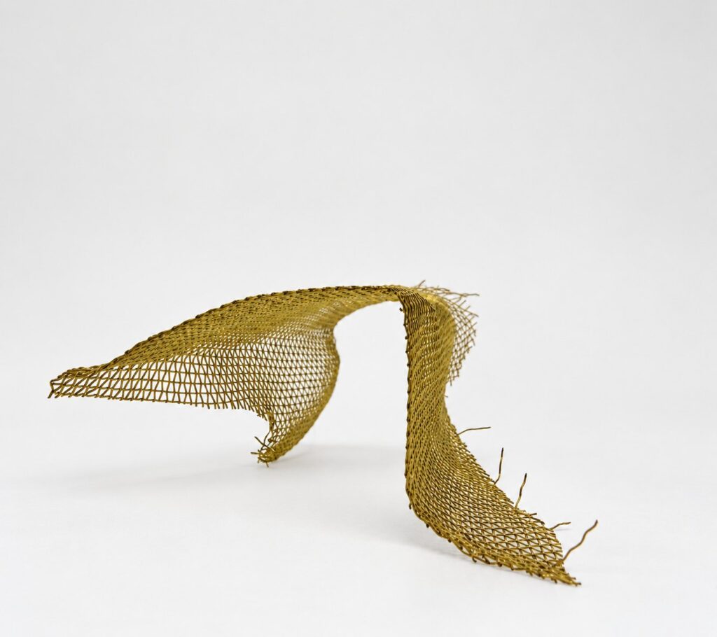 Onda Carioca, Rio de Janeiro: hand-made study model in metal mesh, by Nir Sivan Architects