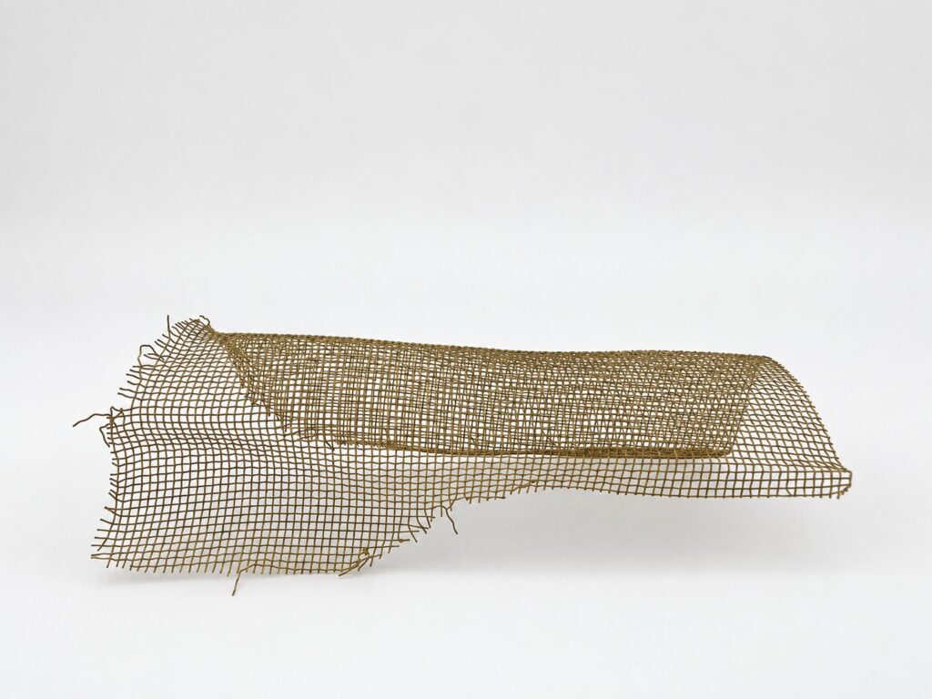 Onda Carioca, Rio de Janeiro: hand-made study model in metal mesh, by Nir Sivan Architects