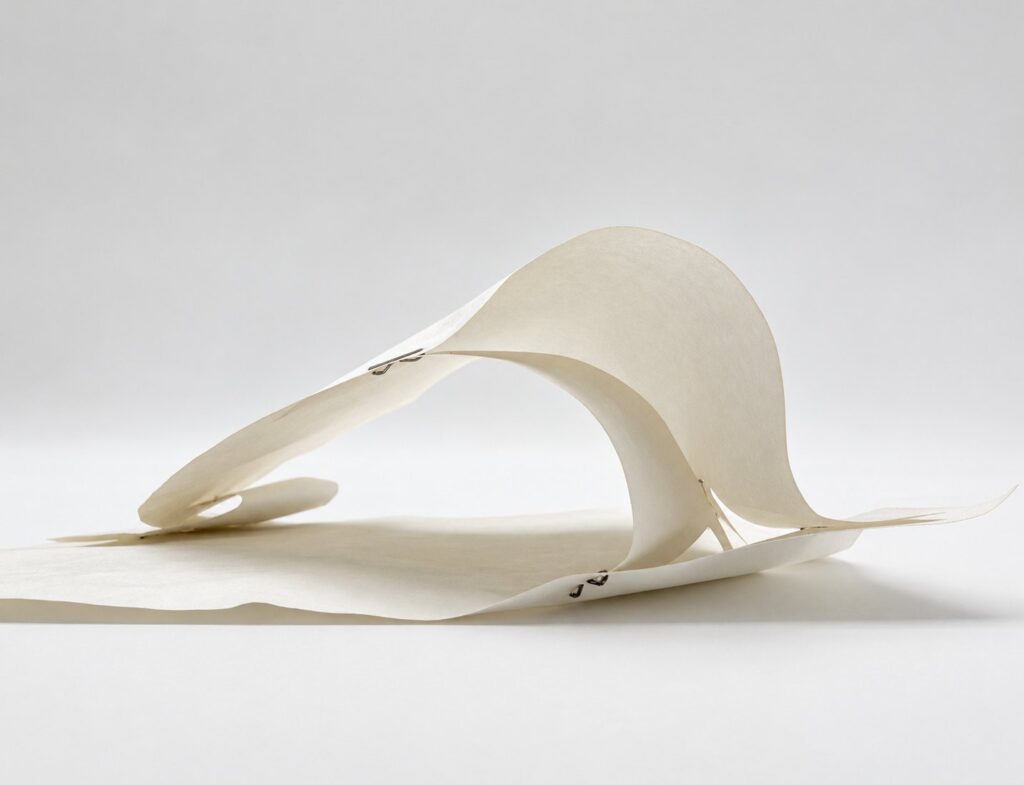 Onda Carioca, Rio de Janeiro: hand-made study model in paper, by Nir Sivan Architects