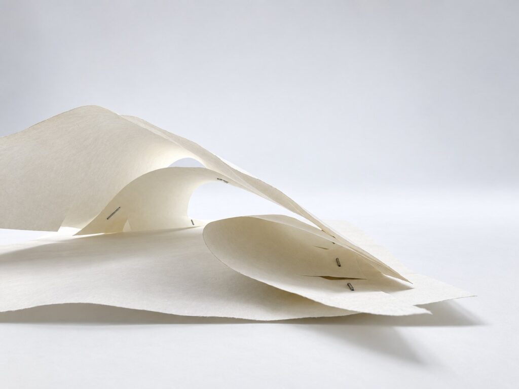 Onda Carioca, Rio de Janeiro: hand-made study model in paper, by Nir Sivan Architects