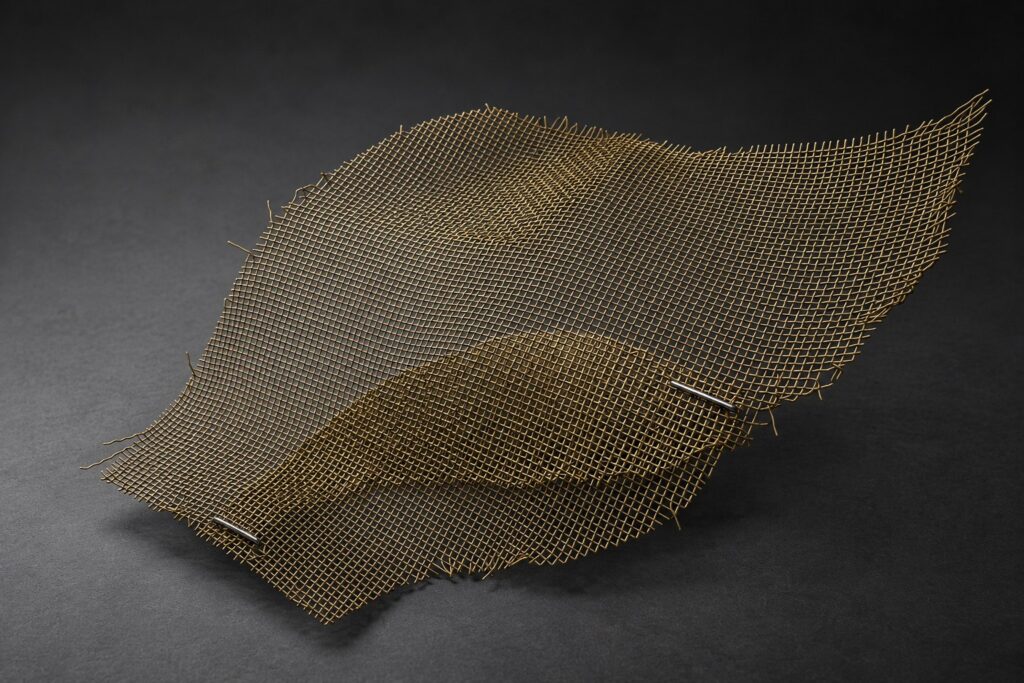 Nir Sivan Architects – Metal mesh study for Onda Carioca (2011): hand-shaped metal mesh
