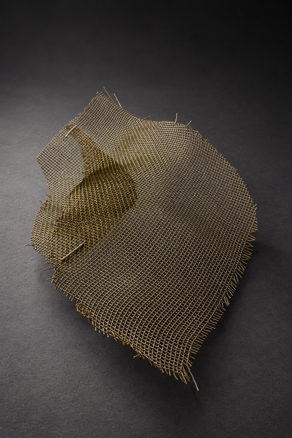 Nir Sivan Architects – Metal mesh study for Onda Carioca (2011): folded metal mesh