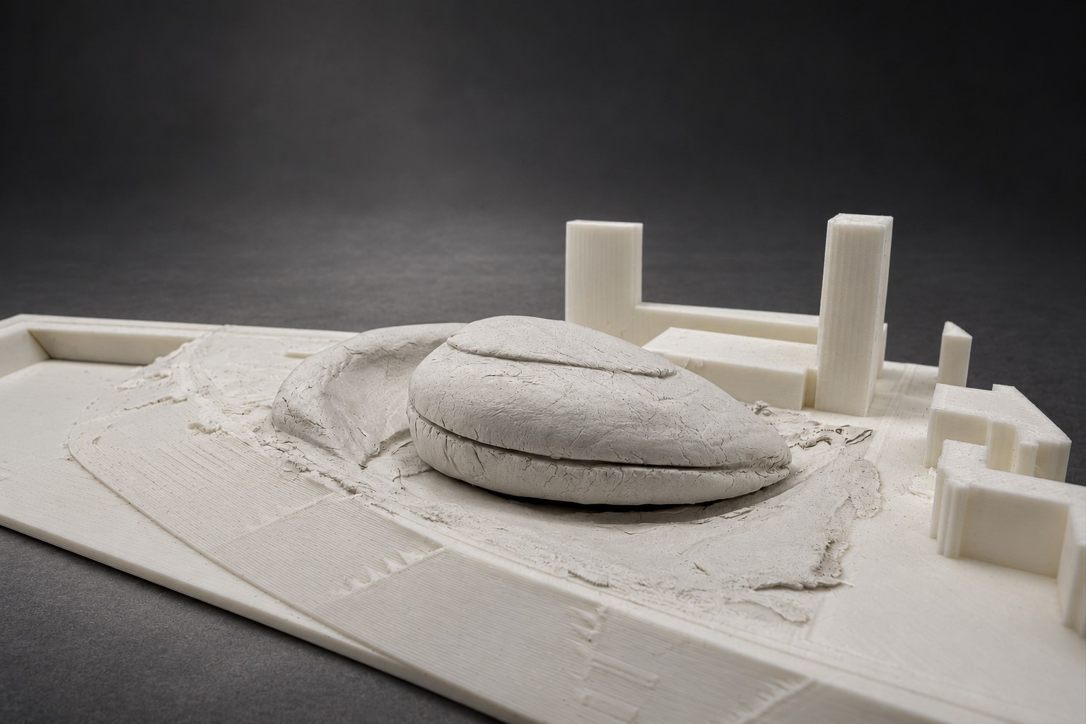 CLAY AND 3D-PRINT STUDY, VILNIUS CONGRESS CENTER