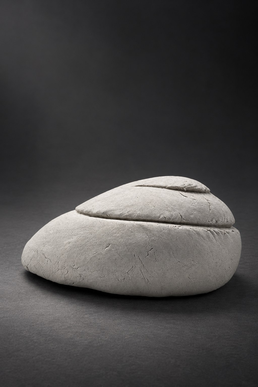 Nir Sivan Architects – Clay study for the Vilnius Congress Centre (2025): the layered clay study seen from the other side